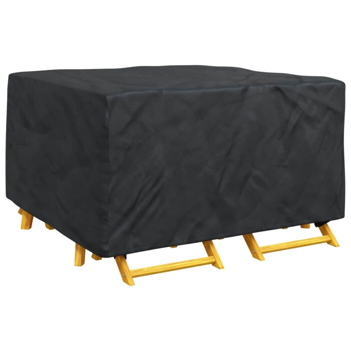 Κάλυμμα επίπλων Μονόχρωμο Μαύρο 150 x 150 x 75 cm 420D - Image 3