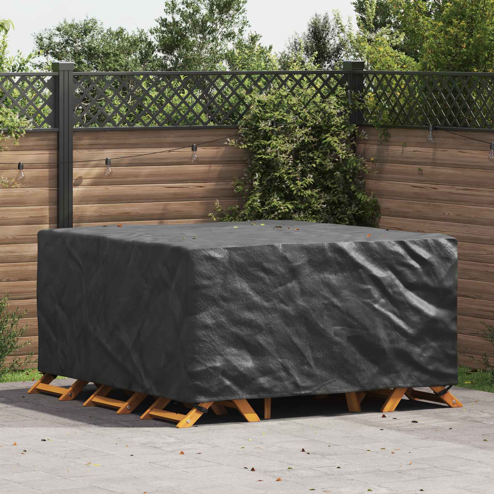 vidaXL Κάλυμμα επίπλων Μονόχρωμο Μαύρο 180 x 190 x 85 εκ. 210D vidaXL Κάλυμμα επίπλων Μονόχρωμο Μαύρο 180 x 190 x 85 εκ. 210D