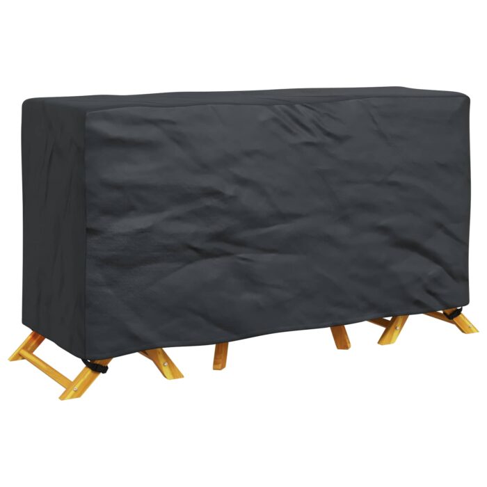 Κάλυμμα επίπλων Μονόχρωμο Μαύρο 180 x 70 x 90 cm 420D - Image 3