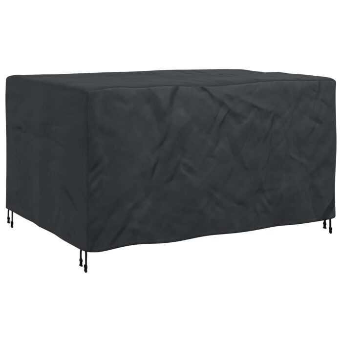 Κάλυμμα επίπλων Μονόχρωμο Μαύρο 180 x 150 x 85 εκ. 600D - Image 2