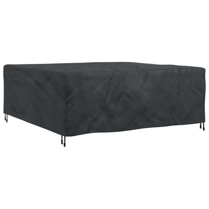 Κάλυμμα επίπλων Μονόχρωμο Μαύρο 200 x 190 x 85 εκ. 600D - Image 2