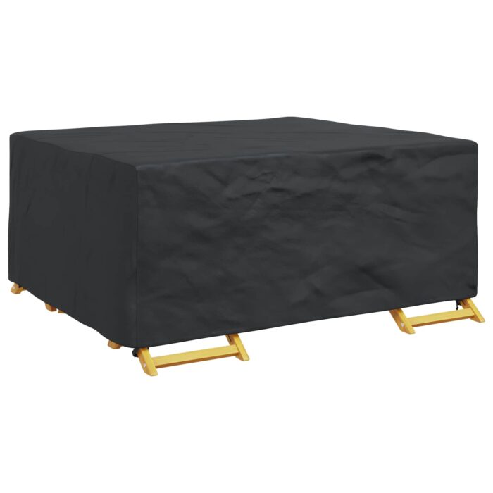 Κάλυμμα επίπλων Μονόχρωμο Μαύρο 200 x 165 x 80 cm 600D - Image 3