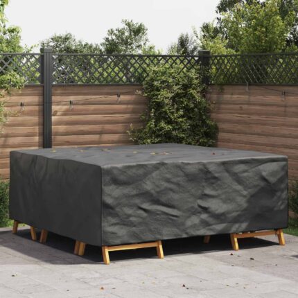 vidaXL Κάλυμμα επίπλων Μονόχρωμο Μαύρο 200 x 200 x 90 εκ. 210D