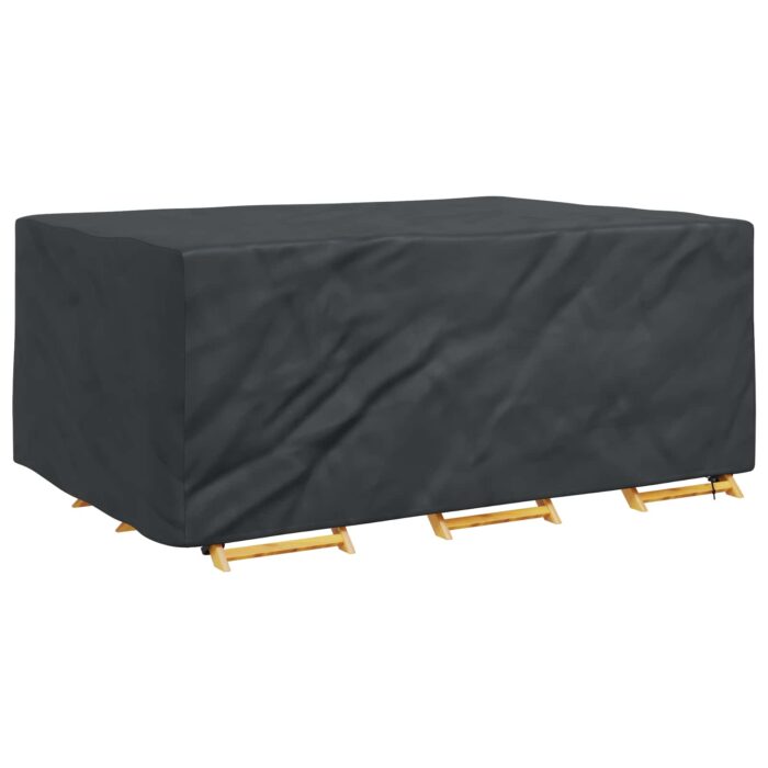 Κάλυμμα επίπλων Μονόχρωμο Μαύρο 210 x 130 x 70 εκ. 420D - Image 3