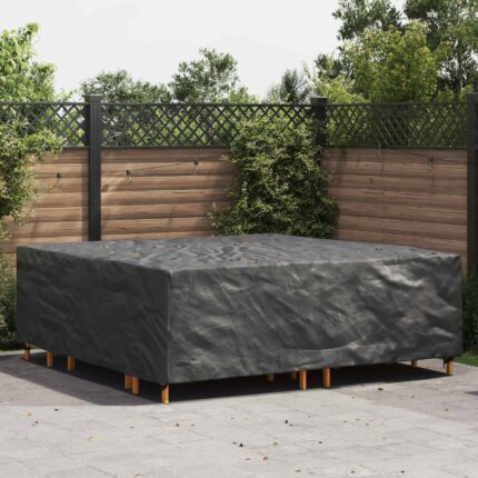vidaXL Κάλυμμα επίπλων Μονόχρωμο Μαύρο 220 x 220 x 70 εκ. 600D