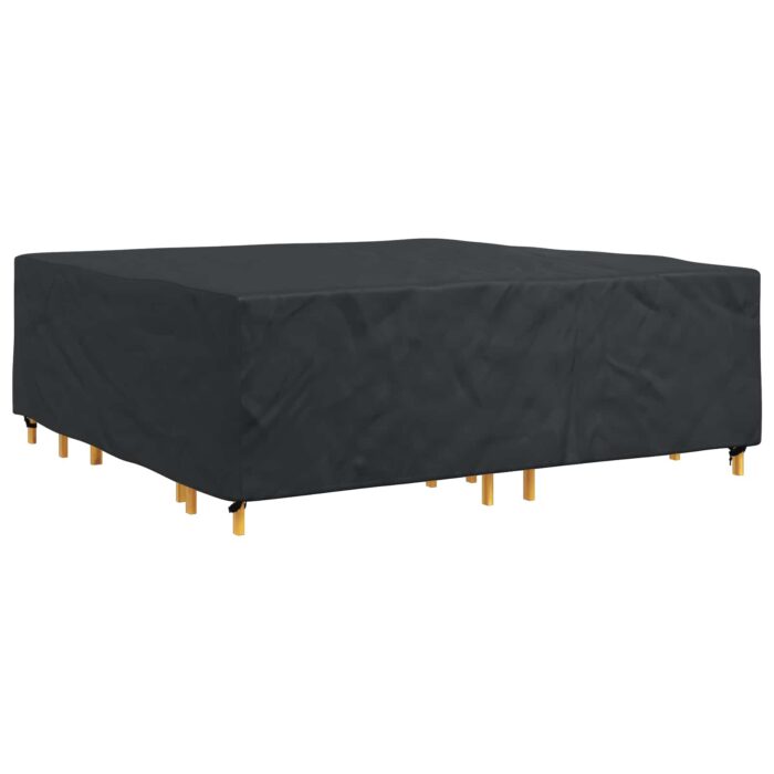 Κάλυμμα επίπλων Μονόχρωμο Μαύρο 220 x 220 x 70 εκ. 600D - Image 3