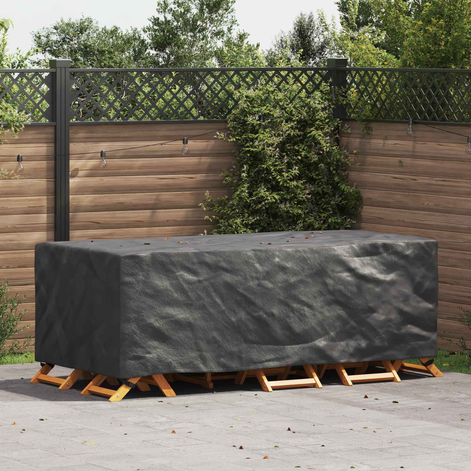 vidaXL Κάλυμμα επίπλων Μονόχρωμο Μαύρο 229 x 113 x 73 cm 420D vidaXL Κάλυμμα επίπλων Μονόχρωμο Μαύρο 229 x 113 x 73 cm 420D