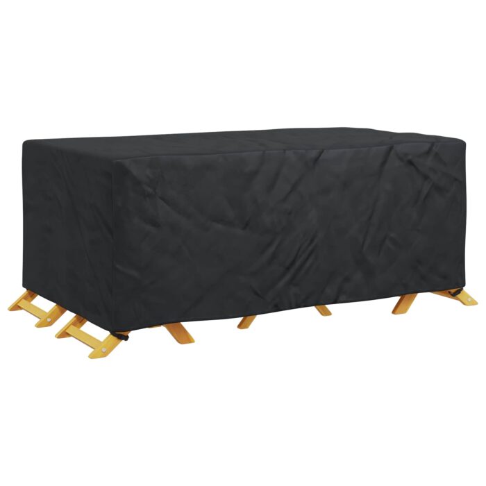 Κάλυμμα επίπλων Μονόχρωμο Μαύρο 240 x 140 x 90 cm 210D - Image 3