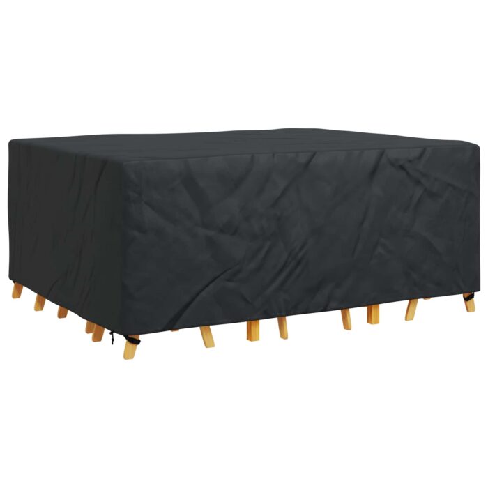 Κάλυμμα επίπλων Μονόχρωμο Μαύρο 240 x 190 x 90 εκ. 600D - Image 3