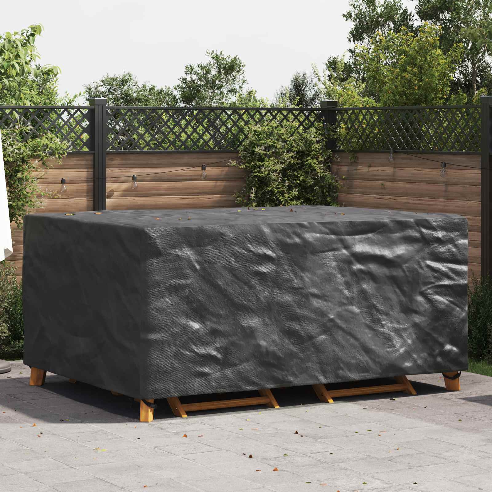 vidaXL Κάλυμμα επίπλων Μονόχρωμο Μαύρο 240 x 180 x 100 εκ. 420D vidaXL Κάλυμμα επίπλων Μονόχρωμο Μαύρο 240 x 180 x 100 εκ. 420D