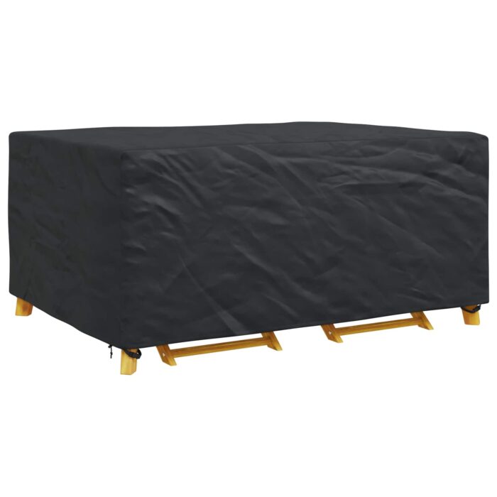 Κάλυμμα επίπλων Μονόχρωμο Μαύρο 240 x 180 x 100 εκ. 600D - Image 3