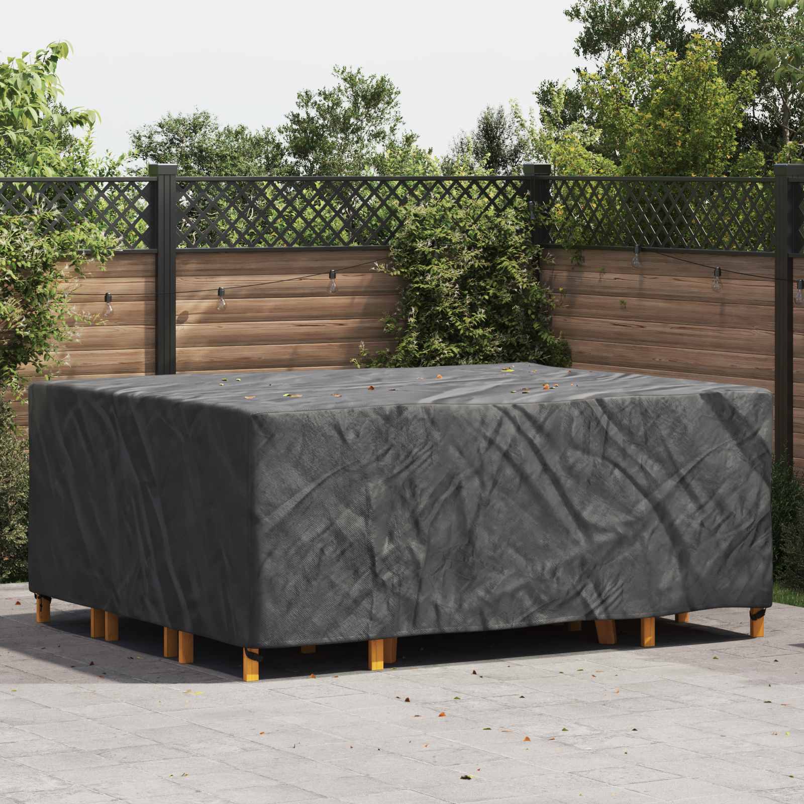 vidaXL Κάλυμμα επίπλων Μονόχρωμο Μαύρο 250 x 210 x 90 cm 600D vidaXL Κάλυμμα επίπλων Μονόχρωμο Μαύρο 250 x 210 x 90 cm 600D