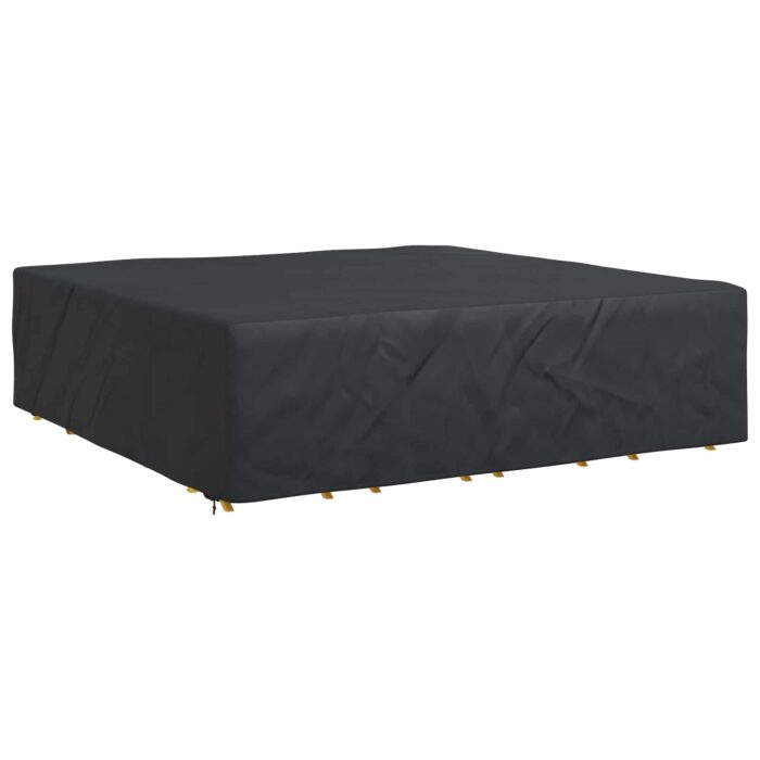 Κάλυμμα επίπλων Μονόχρωμο Μαύρο 260 x 260 x 70 εκ. 600D - Image 3