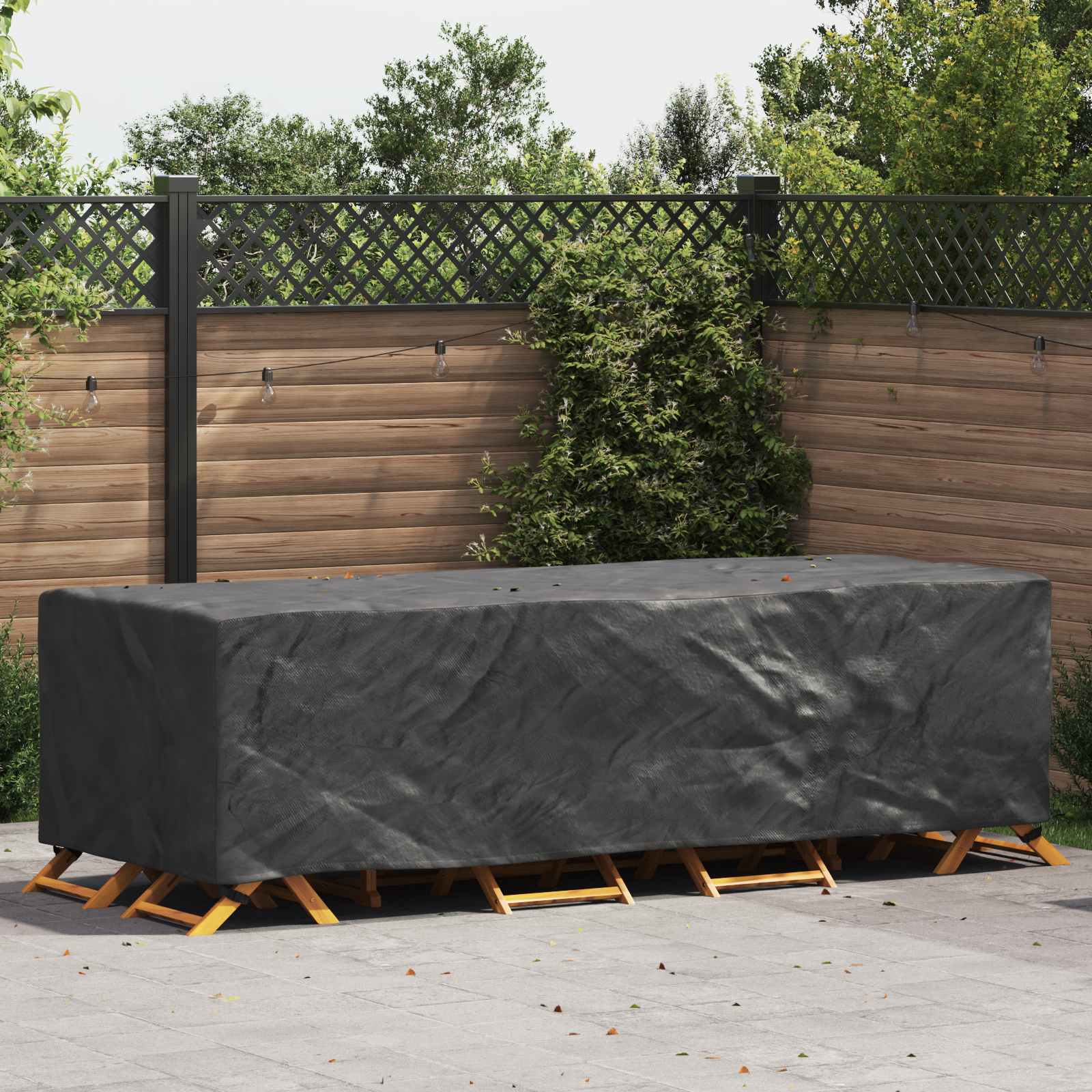 vidaXL Κάλυμμα επίπλων Μονόχρωμο Μαύρο 270 x 110 x 70 εκ. 210D vidaXL Κάλυμμα επίπλων Μονόχρωμο Μαύρο 270 x 110 x 70 εκ. 210D