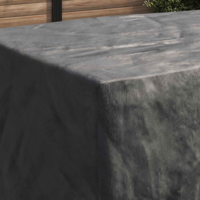 Κάλυμμα επίπλων Μονόχρωμο Μαύρο 300 x 140 x 90 cm 210D - Image 4