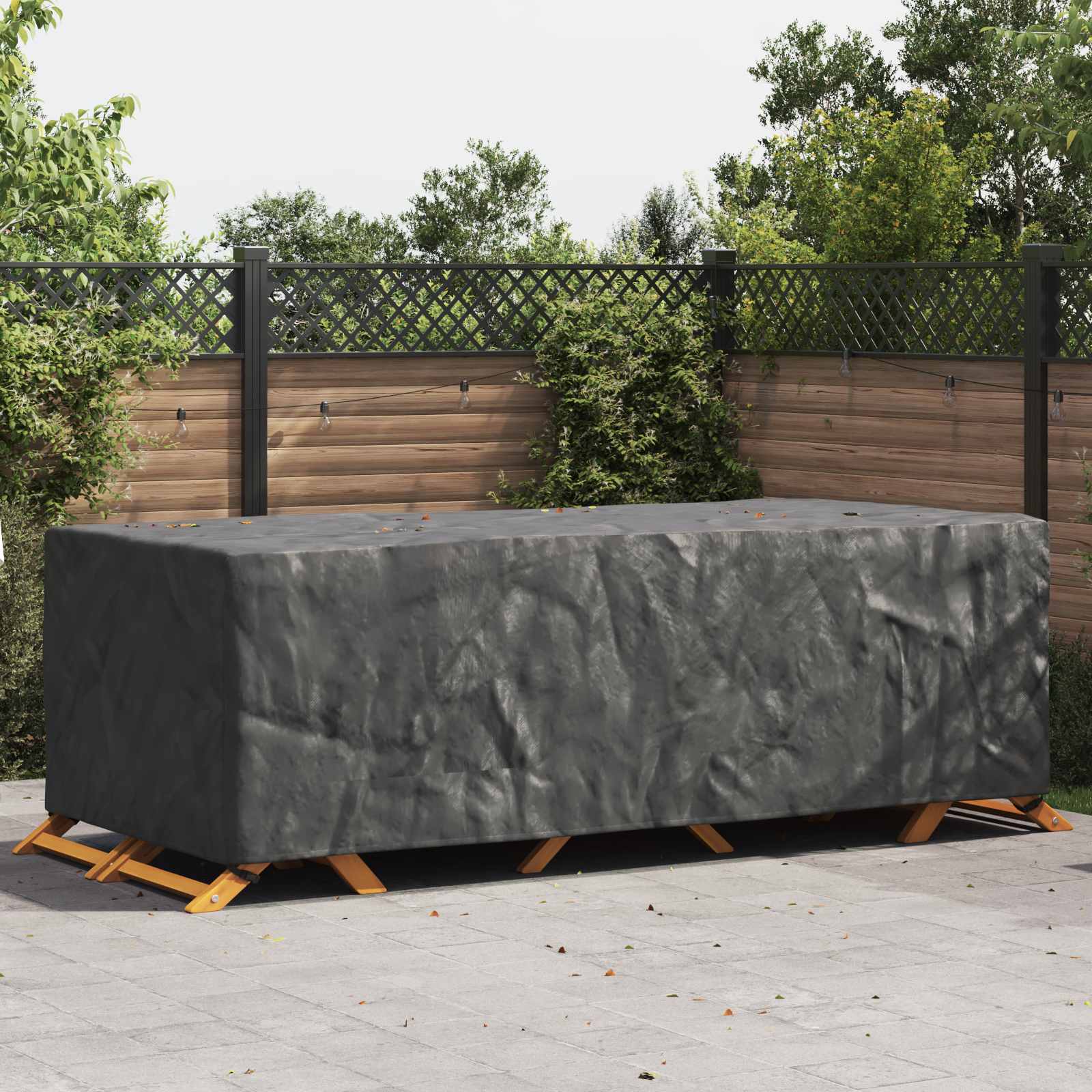 vidaXL Κάλυμμα επίπλων Μονόχρωμο Μαύρο 300 x 140 x 90 cm 210D vidaXL Κάλυμμα επίπλων Μονόχρωμο Μαύρο 300 x 140 x 90 cm 210D