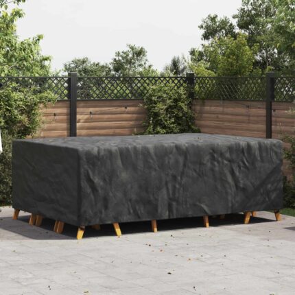 vidaXL Κάλυμμα επίπλων Μονόχρωμο Μαύρο 300 x 200 x 90 cm 210D