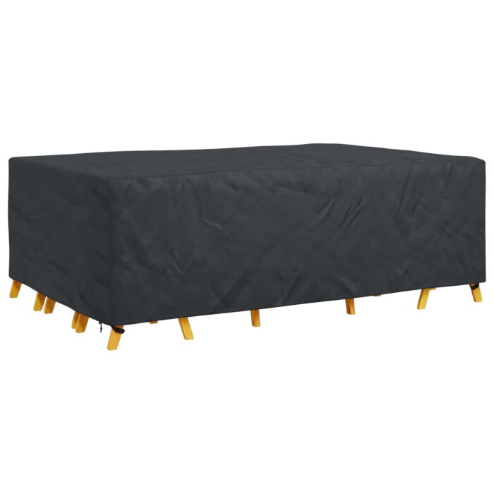 Κάλυμμα επίπλων Μονόχρωμο Μαύρο 300 x 200 x 90 cm 210D - Image 3
