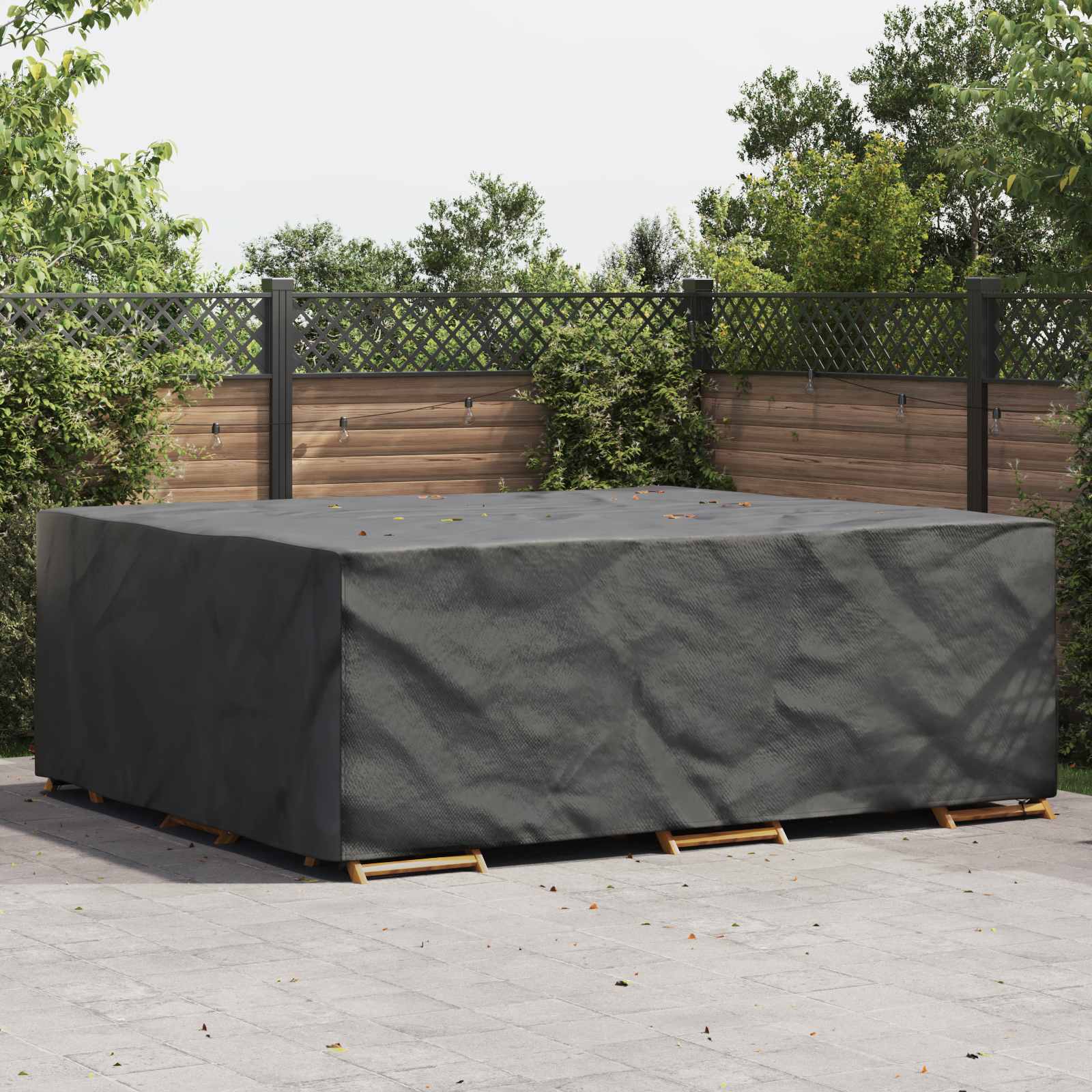 vidaXL Κάλυμμα επίπλων Μονόχρωμο Μαύρο 300 x 250 x 70 εκ. 210D vidaXL Κάλυμμα επίπλων Μονόχρωμο Μαύρο 300 x 250 x 70 εκ. 210D