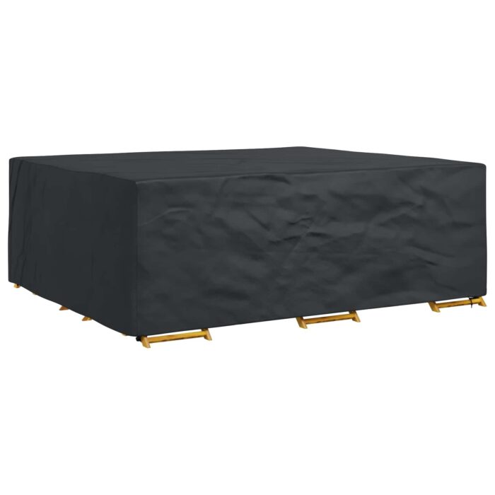 Κάλυμμα επίπλων Μονόχρωμο Μαύρο 300 x 250 x 70 εκ. 600D - Image 3