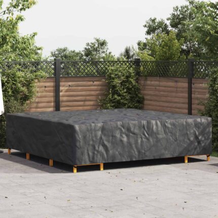 vidaXL Κάλυμμα επίπλων Μονόχρωμο Μαύρο 300 x 300 x 70 cm 210D