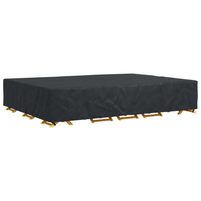 Κάλυμμα επίπλων Μονόχρωμο Μαύρο 350 x 260 x 90 cm 420D - Image 3