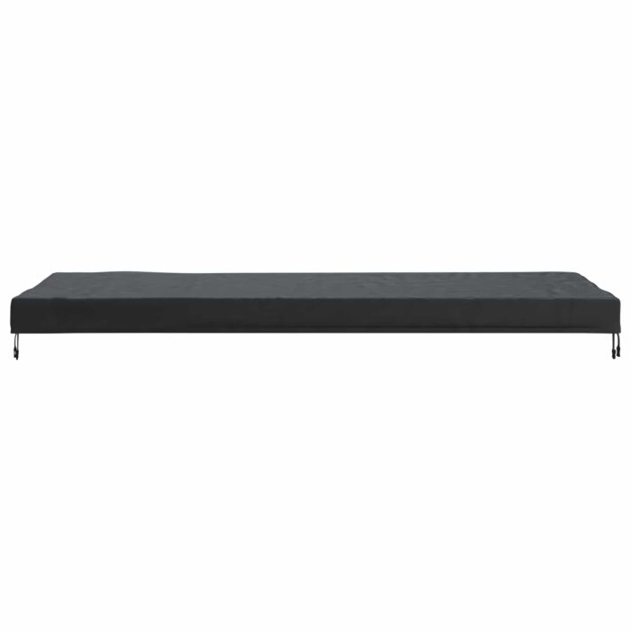 Κάλυμμα Τραπέζι Μονόχρωμο Μαύρο 242 x 102 x 15 εκ. ύφασμα - Image 7