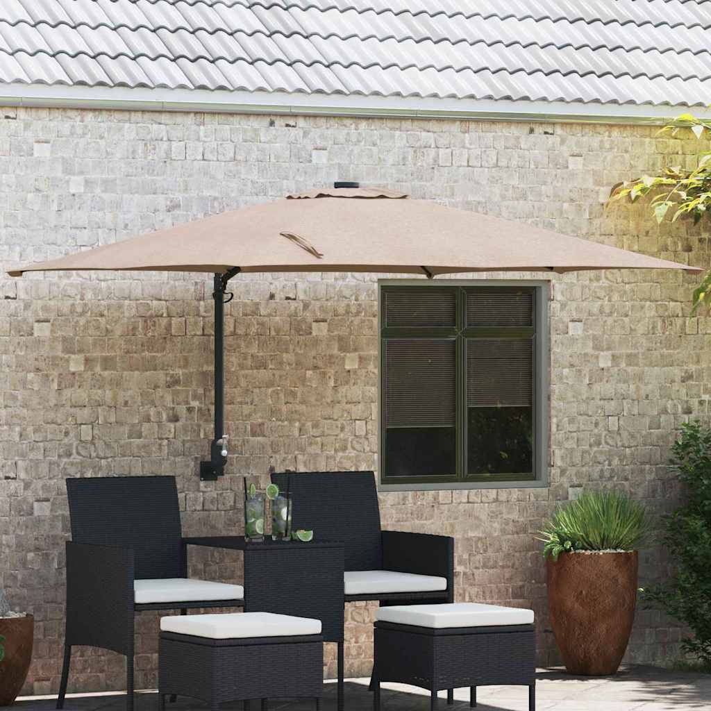 vidaXL Ομπρέλα Κήπου Taupe 248 vidaXL Ομπρέλα Κήπου Taupe 248