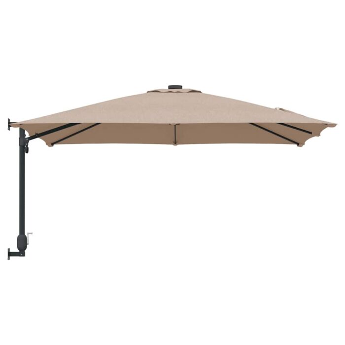 Ομπρέλα Κήπου Taupe 248,5 x 247,5 x 160 εκ. - Image 5