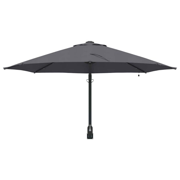 Ομπρέλα Κήπου με φώτα λωρίδας LED Ανθρακί 248 x 248 x 148 εκ. - Image 4