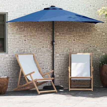 vidaXL Ομπρέλα Κήπου Αζούρ μπλε 294 x 150 x 224 εκ
