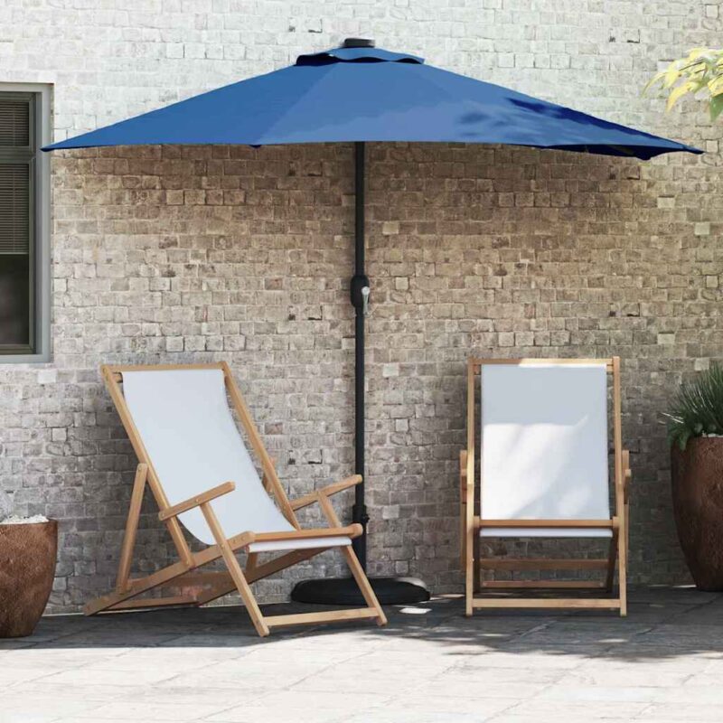 vidaXL Ομπρέλα Κήπου Αζούρ μπλε 294 x 150 x 224 εκ