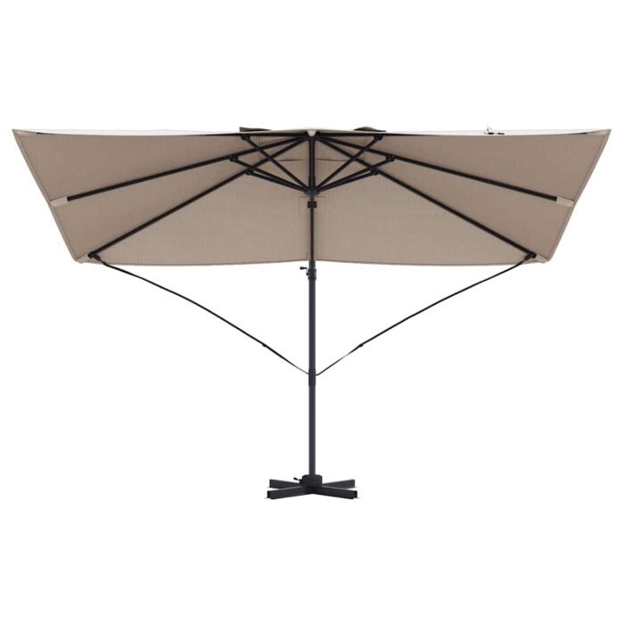 Ομπρέλα ηλίου Taupe 351 x 250 x 260 εκ - Image 5