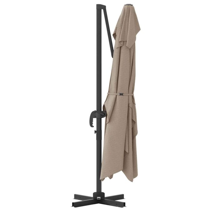 Ομπρέλα ηλίου Taupe 351 x 250 x 260 εκ - Image 7