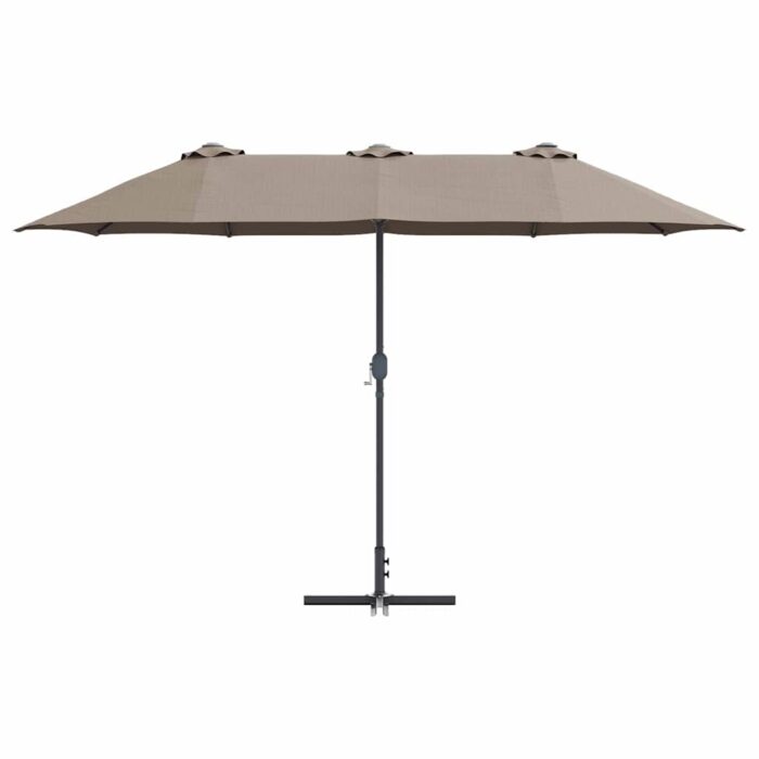 Ομπρέλα Κήπου Taupe 370 x 197 x 239 εκ. - Image 5