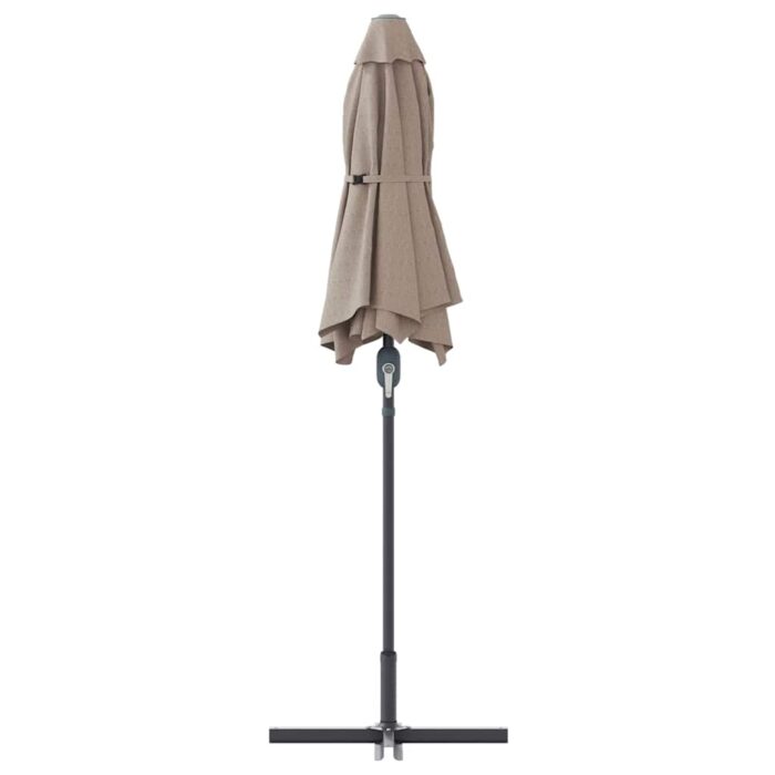 Ομπρέλα Κήπου Taupe 370 x 197 x 239 εκ. - Image 7