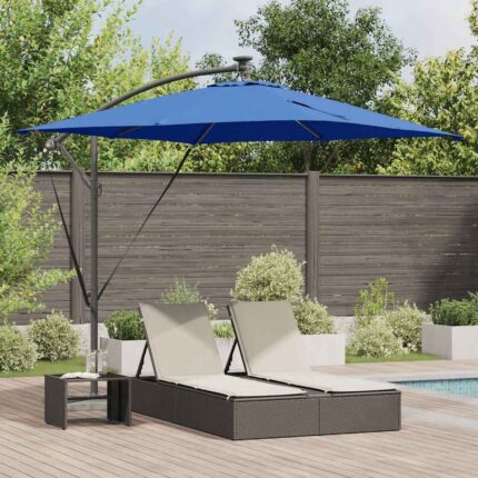 vidaXL Ομπρέλα ηλίου Αζούρ μπλε 249 x 249 x 250 εκ.