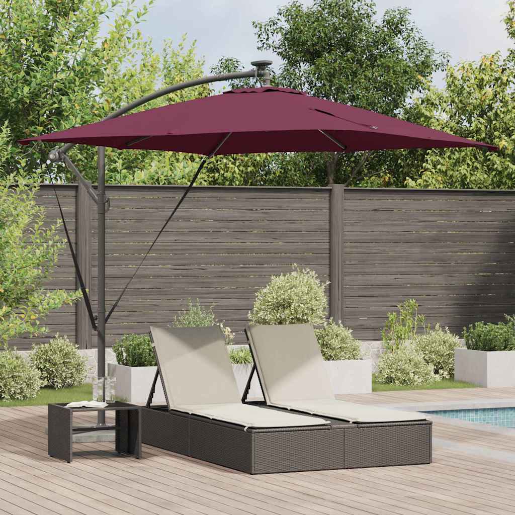 vidaXL Ομπρέλα ηλίου Βεραμάν Κόκκινο 249 x 249 x 250 εκ. vidaXL Ομπρέλα ηλίου Βεραμάν Κόκκινο 249 x 249 x 250 εκ.