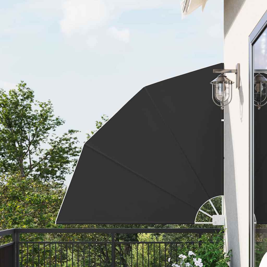 vidaXL Αδιάφανο σκίαστρο μπαλκονιού 140 x 140 cm Πολυεστέρας Ανθρακί vidaXL Αδιάφανο σκίαστρο μπαλκονιού 140 x 140 cm Πολυεστέρας Ανθρακί