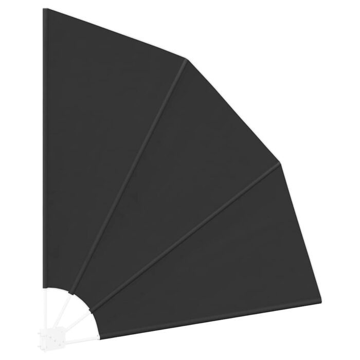 Αδιάφανο σκίαστρο μπαλκονιού 140 x 140 cm Πολυεστέρας Ανθρακί - Image 5