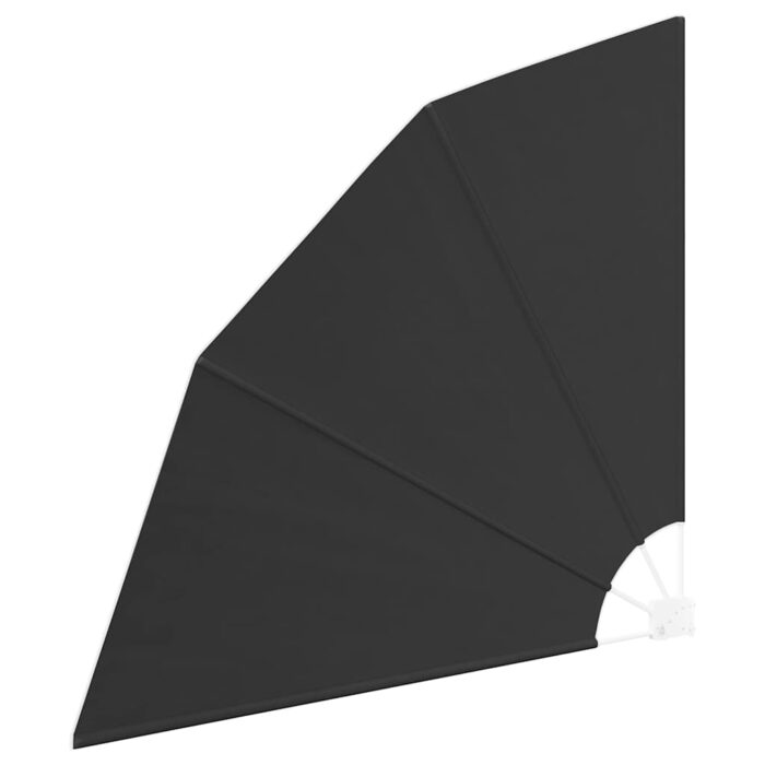 Αδιάφανο σκίαστρο μπαλκονιού 140 x 140 cm Πολυεστέρας Ανθρακί - Image 4