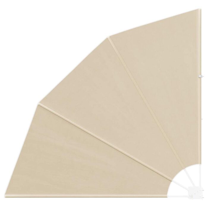 Αδιάφανο σκίαστρο μπαλκονιού 140 x 140 cm Πολυεστέρας Μπεζ - Image 2