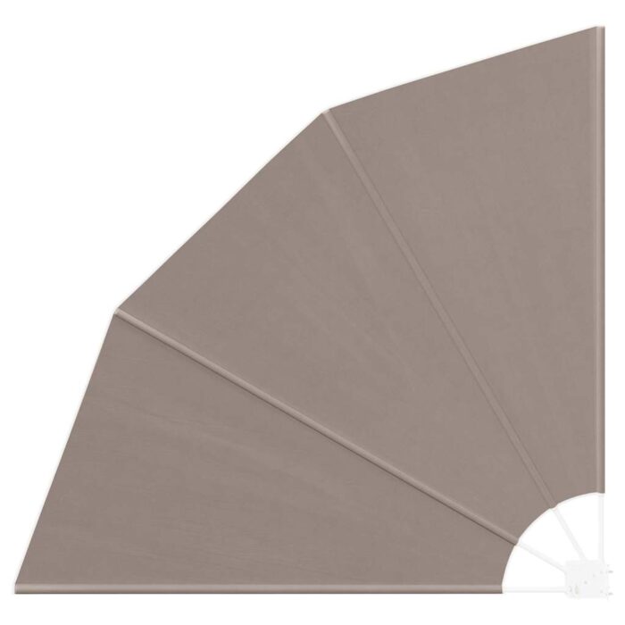 Αδιάφανο σκίαστρο μπαλκονιού 140 x 140 cm Πολυεστέρας Taupe - Image 2