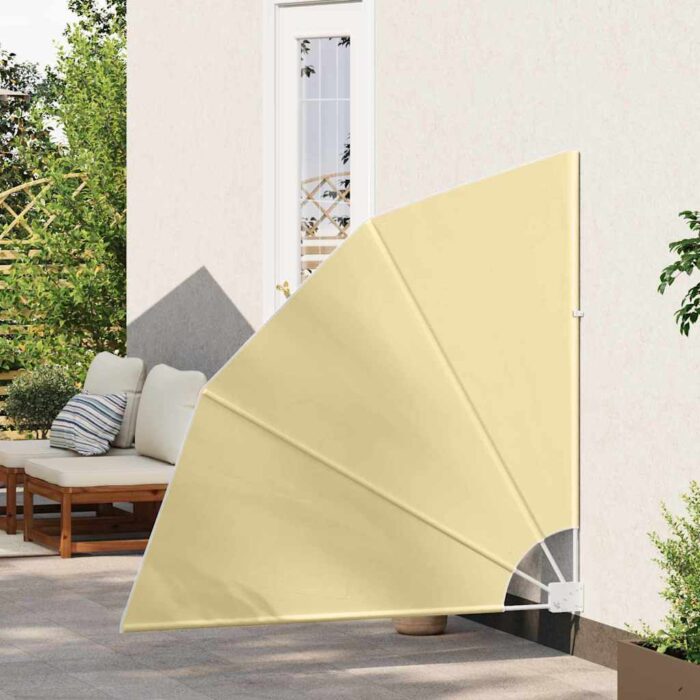 Αδιάφανο σκίαστρο μπαλκονιού 140 x 140 cm Πολυεστέρας Άμμος - Image 3