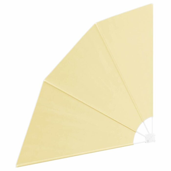 Αδιάφανο σκίαστρο μπαλκονιού 140 x 140 cm Πολυεστέρας Άμμος - Image 4