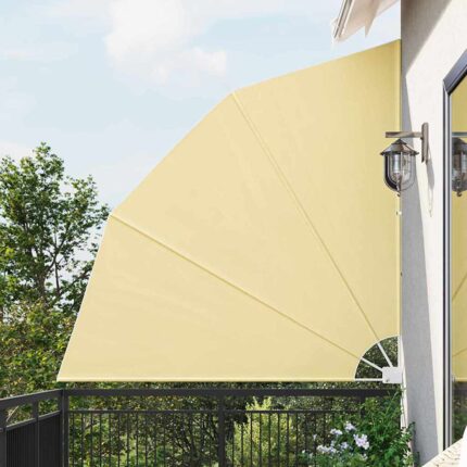 vidaXL Αδιάφανο σκίαστρο μπαλκονιού 210 x 210 cm Πολυεστέρας Άμμος
