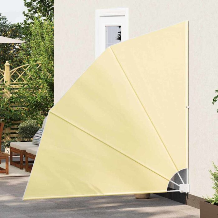 Αδιάφανο σκίαστρο μπαλκονιού 210 x 210 cm Πολυεστέρας Άμμος - Image 3
