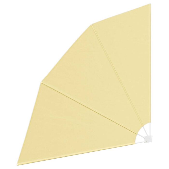 Αδιάφανο σκίαστρο μπαλκονιού 210 x 210 cm Πολυεστέρας Άμμος - Image 4