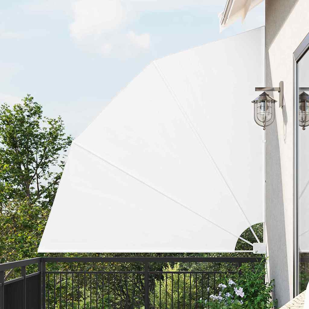 vidaXL Αδιάφανο σκίαστρο μπαλκονιού 210 x 210 cm Πολυεστέρας Λευκό vidaXL Αδιάφανο σκίαστρο μπαλκονιού 210 x 210 cm Πολυεστέρας Λευκό