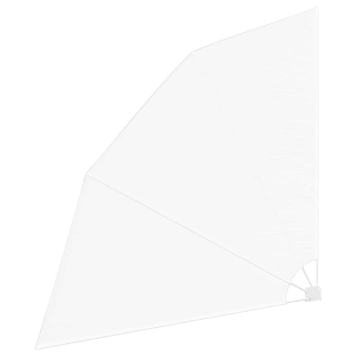 Αδιάφανο σκίαστρο μπαλκονιού 210 x 210 cm Πολυεστέρας Λευκό - Image 4